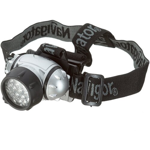 фото Фонарь налобный navigator (949171) светодиодный 19 led на батарейках aaa пластик