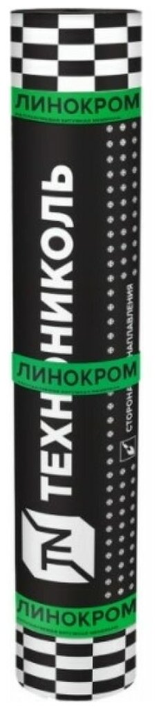Изображение Технониколь Линокром ТКП материал кровельный (сланец серый, рулон, 1х10 м)