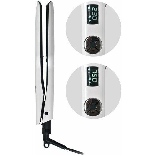 Профессиональная плойка RoziaPro профессиональный выпрямитель для волос RoziaPro уход за волосамщипцы белый 221100₽