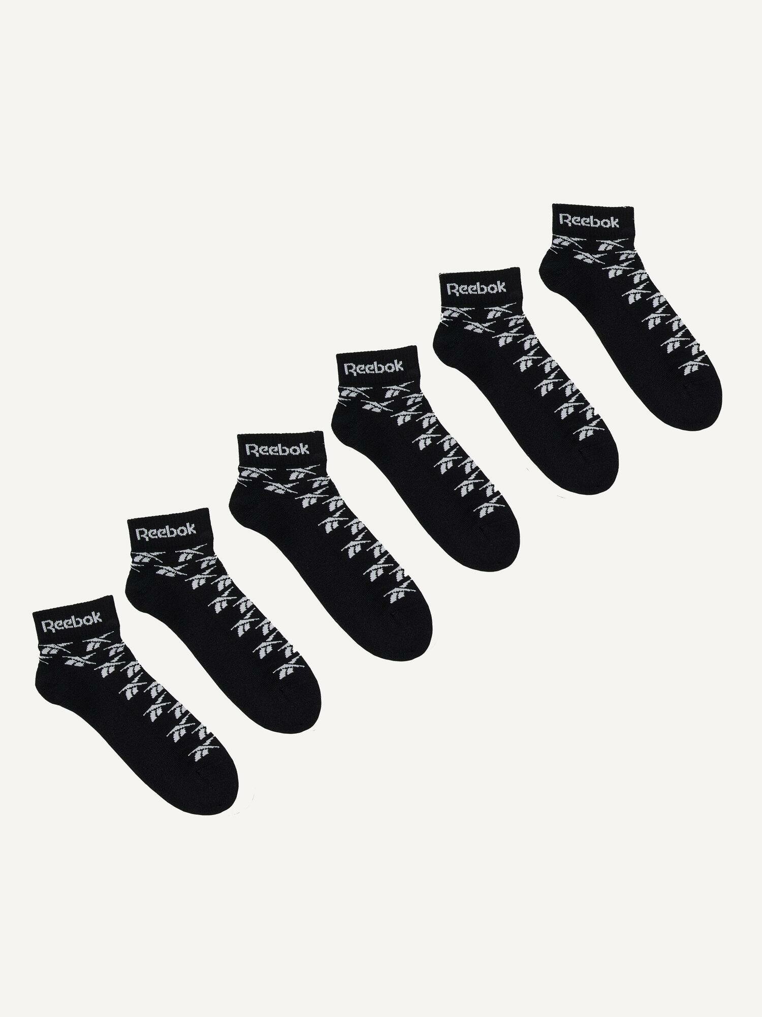 Носки Reebok Sports Essentials, комплект, 3 пары, размер 37/39 EU, черный