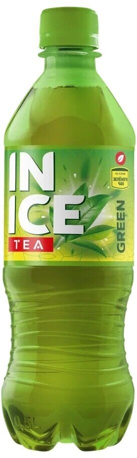 Напиток "Холодный зеленый чай "инайс (INICE)" безалкогольный негазированный, ПЭТ 0.5 (упаковка 12шт) - фотография № 2