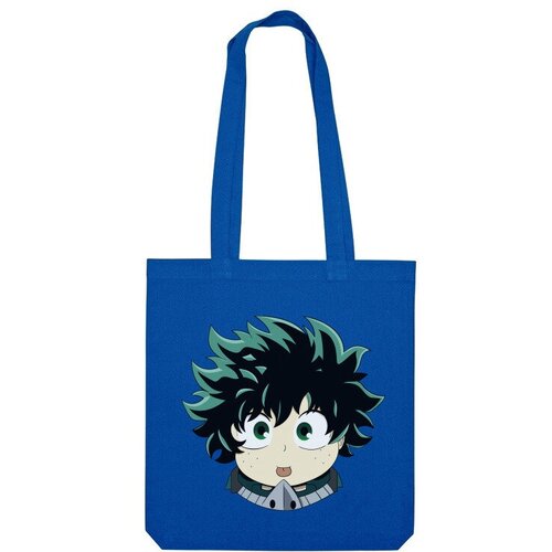 Сумка шоппер Us Basic, синий эмси фигурка pop up parade mha izuku midoriya costume