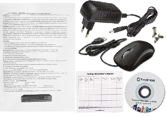 Видеорегистратор HVR (гибридный) TANTOS TSr-UV0416 Eco - фото №2