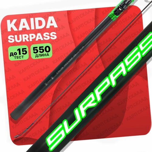 Удилище с кольцами Kaida SURPASS 5,5м