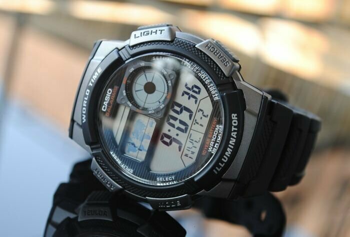 Наручные часы CASIO Collection AE-1000W-1B - фотография № 3