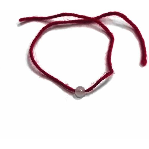 Браслет-цепочка, кварц, размер 33 см, красный браслет aleska с кварцем