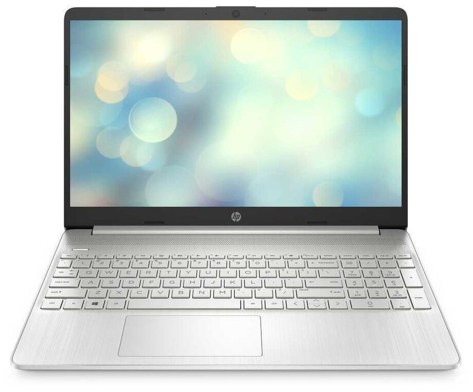 15.6" Ноутбук HP 15s-eq2025ur 1920x1080, AMD Ryzen 3 5300U 2.6 ГГц, RAM 8 ГБ, DDR4, SSD 512 ГБ, AMD Radeon Graphics, без ОС, 3B2X3EA, естественный серебряный