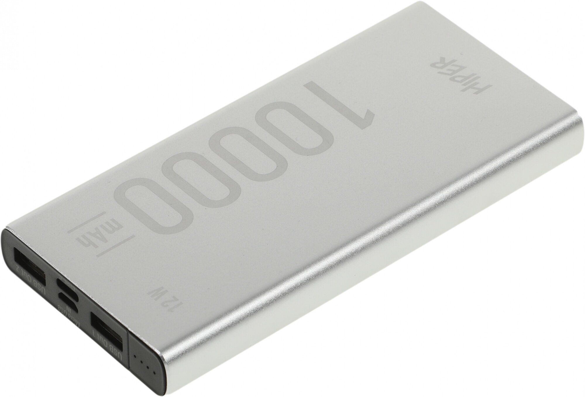 Внешний аккумулятор (Power Bank) HIPER Metal 10K, 10000мAч, черный [metal 10k black] - фото №18