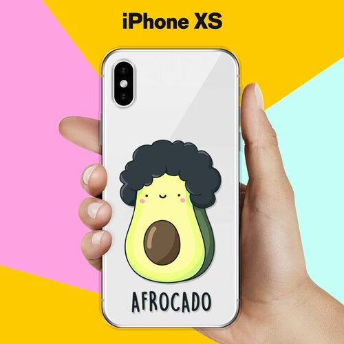 силиконовый чехол афрокадо на apple iphone 11 Силиконовый чехол Афрокадо на Apple iPhone Xs