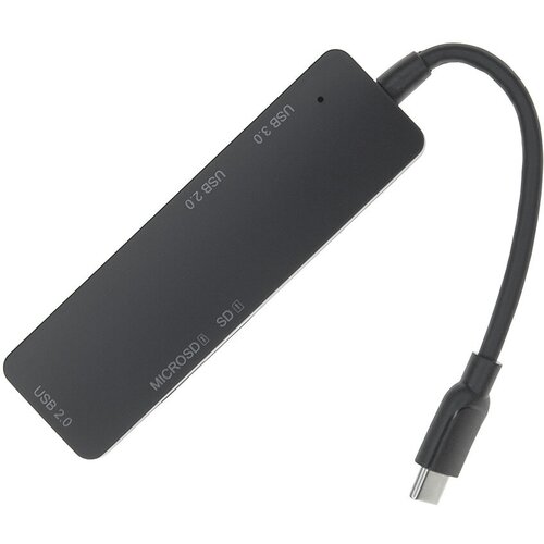 Хаб кардридер USB Type C на порты USB 2.0 (2 шт.), USB 3.0, microSD и SD
