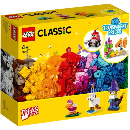 фото Конструктор lego classic 11013 прозрачные кубики