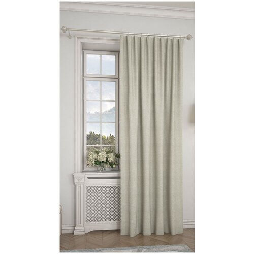 Портьеры ARCO DORO IN 101 на ленте, 200х260 см, 1 шт., бежевый