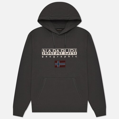 Мужская толстовка Napapijri Ayas Hoodie серый, Размер L