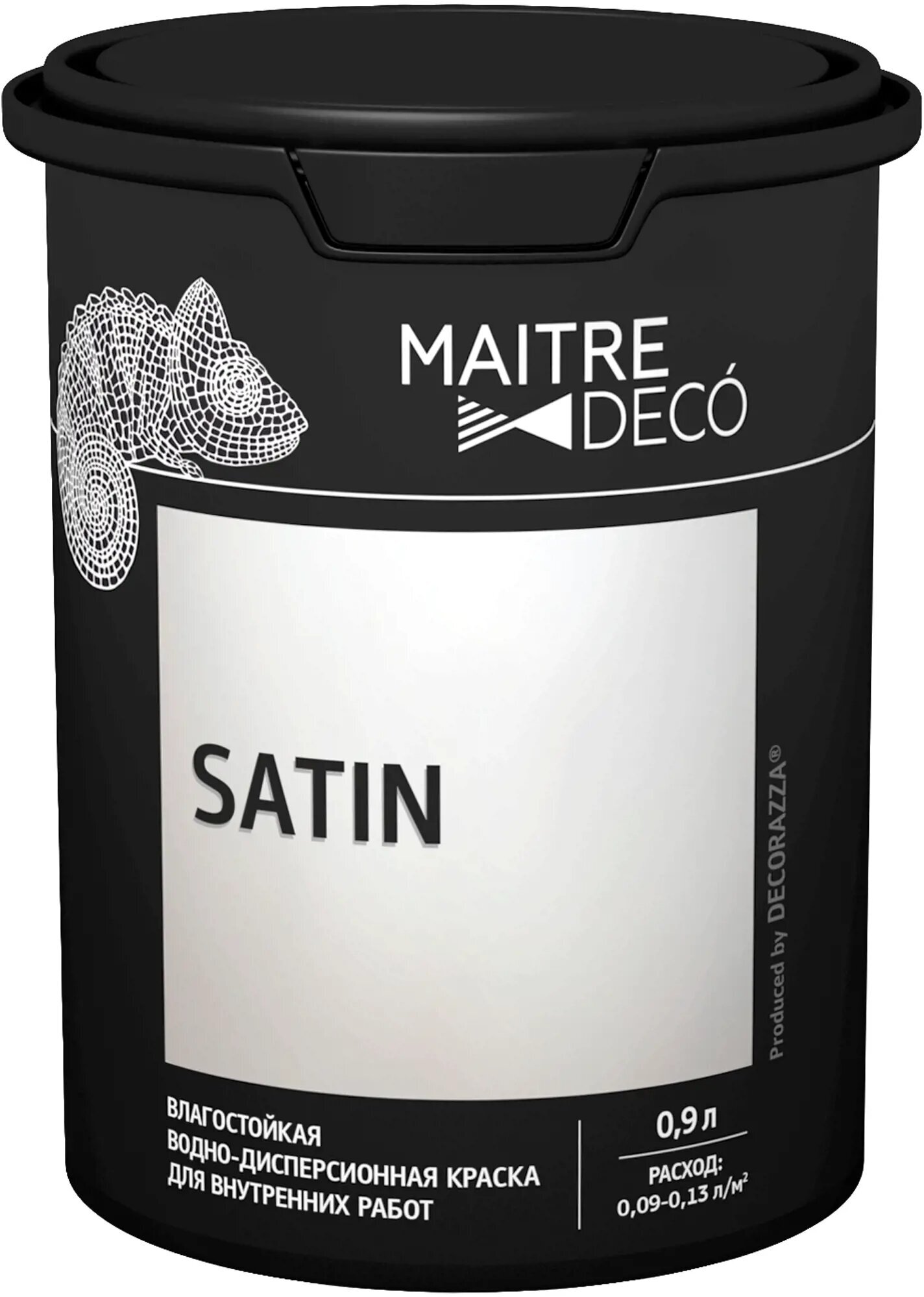 Краска для стен и потолков Maitre Deco «Satin» база А 0.9 л