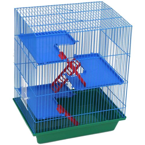 Зоомарк 230 Гризли-3 Клетка дгрызунов 41*30*35,5 зоомарк гризли 3 клетка для грызунов 230 41х30х35 см