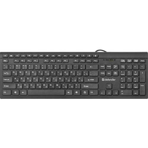 Клавиатура Defender BlackEdition SB-550 RU Black USB 2357600₽