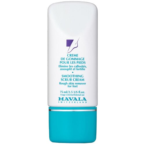 Mavala Гель-скраб для ног Смягчающий, 75 мл mavala гель deodorizing foot gel дезодорирующий для ног 75 мл