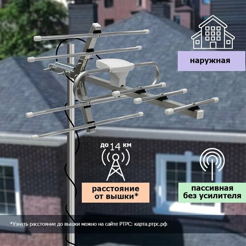 Уличная DVB-T2 антенна REXANT RX-410