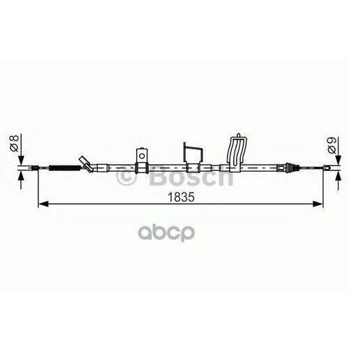 Трос Стояночного Тормоза Bosch арт. 1987482341