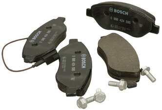 Дисковые тормозные колодки передние Bosch 0986424595 для Alfa Romeo, Fiat, Lancia (4 шт.)