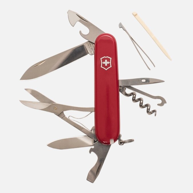 Нож перочинный Victorinox Climber (1.3703.T7) 91мм 14функций серебристый полупрозрачный карт.коробка - фото №17