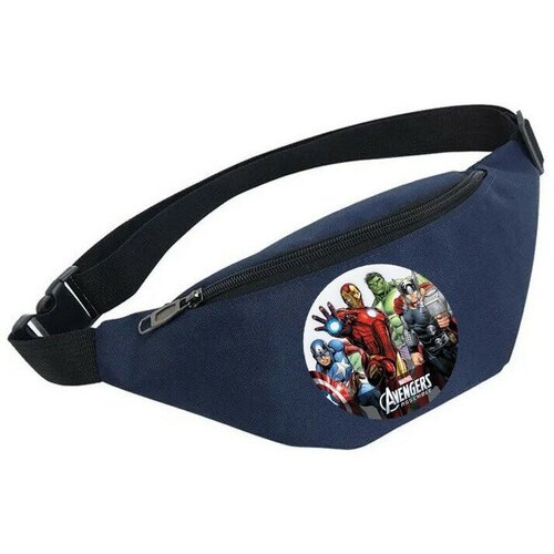 фото Сумка поясная noname, синий