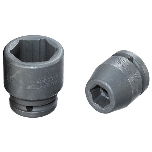 Головка торцевая ударная шестигранная 27 мм фосфатированная 54 мм HEYCO HE-06500002736