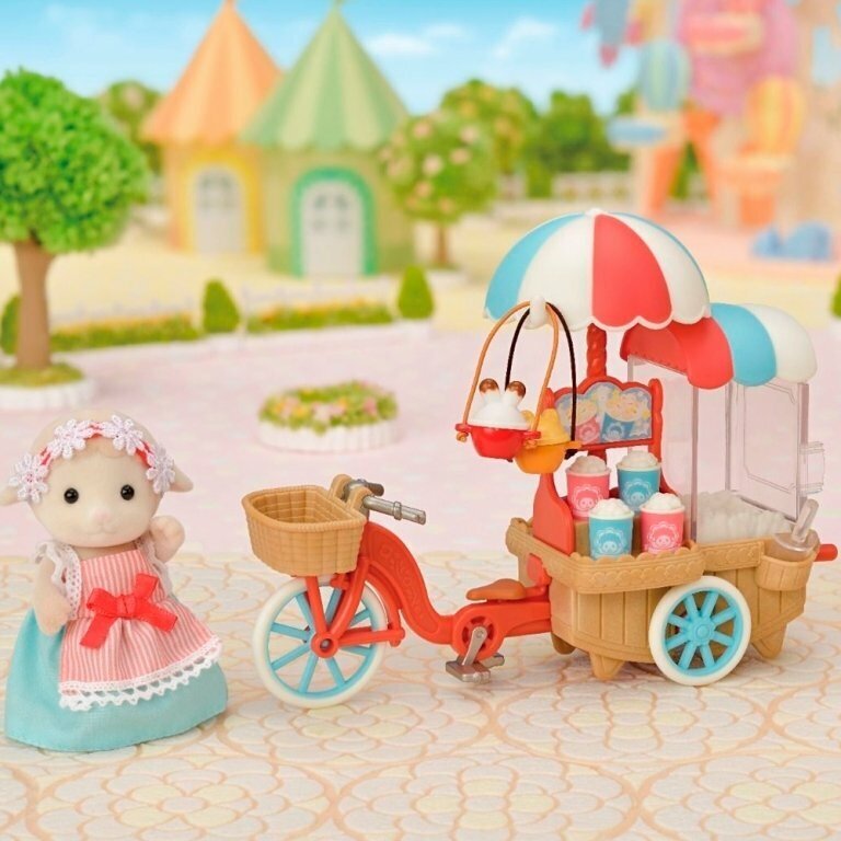 Sylvanian Families Набор "Трехколесный велосипед с попкорном" 5653