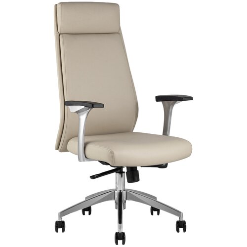 фото Компьютерное кресло stool group topchairs armor для руководителя, обивка: искусственная кожа, цвет: бежевый