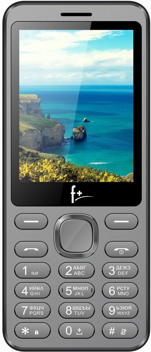 Мобильный телефон F+ S286 Dark Grey, 2 SIM