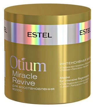 ESTEL Otium Miracle Revive Интенсивная маска для восстановления волос, 300 мл, банка