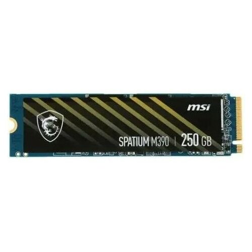 Твердотельный накопитель SSD M.2 250 Gb MSI SPATIUM M390 Read 3300Mb/s Write 1200Mb/s 3D NAND