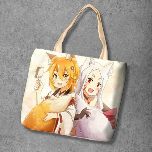 фото Сумка шоппер anime dakimakura, фактура рельефная, мультиколор