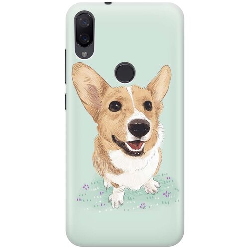 фото Cиликоновый чехол на xiaomi mi play / сяоми ми плей с принтом "корги" gosso