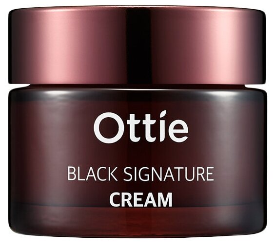 Премиальный крем с муцином черной улитки Ottie Black Signature Cream, 50мл