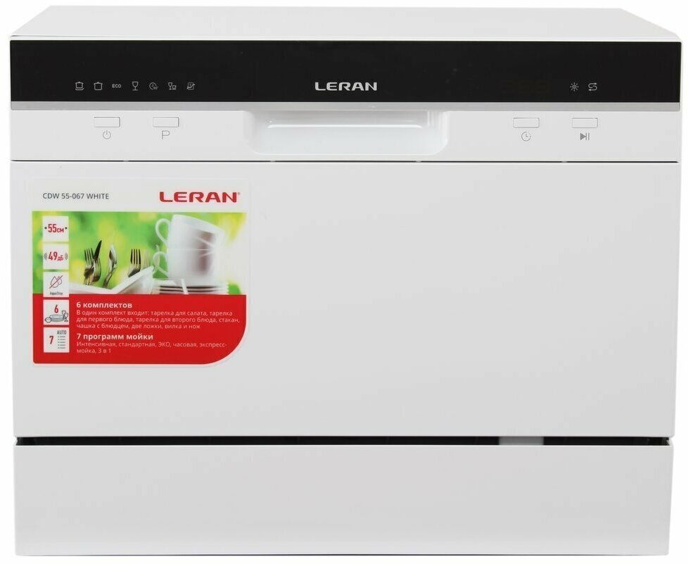 Компактная посудомоечная машина Leran CDW 55-067