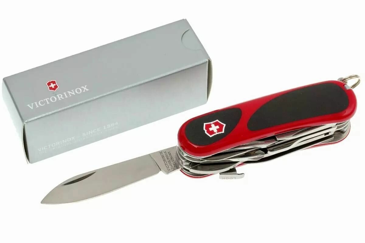 Нож перочинный Victorinox EvoGrip S557 (2.5223.SC) 85мм 21функций красный/черный карт.коробка - фото №10