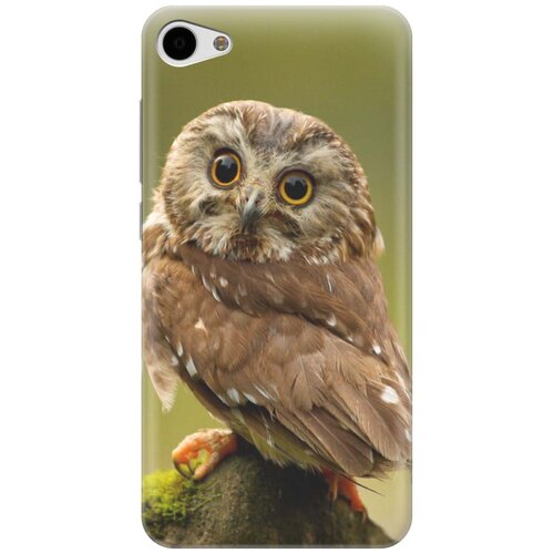 фото Cиликоновый чехол на meizu u10 / мейзу ю10 с принтом "сова на дереве" gosso