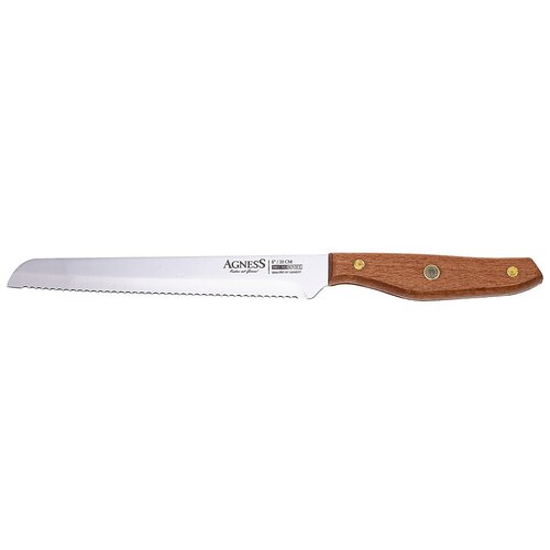 фото Нож для хлеба agness, 20 см (911-663)