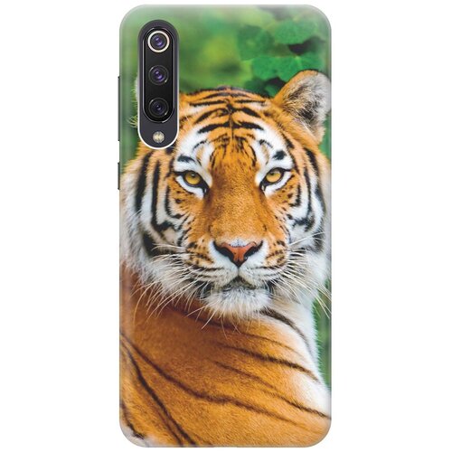 фото Re:paчехол - накладка artcolor для xiaomi mi 9 se с принтом "портрет тигра"