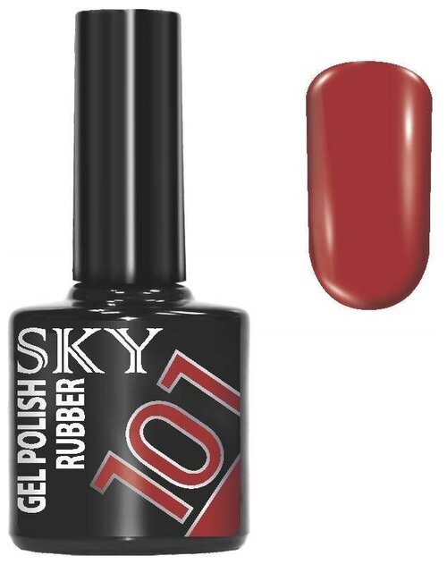 SKY Гель-лак Gel Polish Rubber, 10 мл, 101