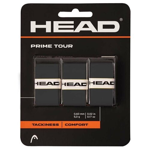 Обмотки HEAD Prime Tour 3шт Черный 285621-BK