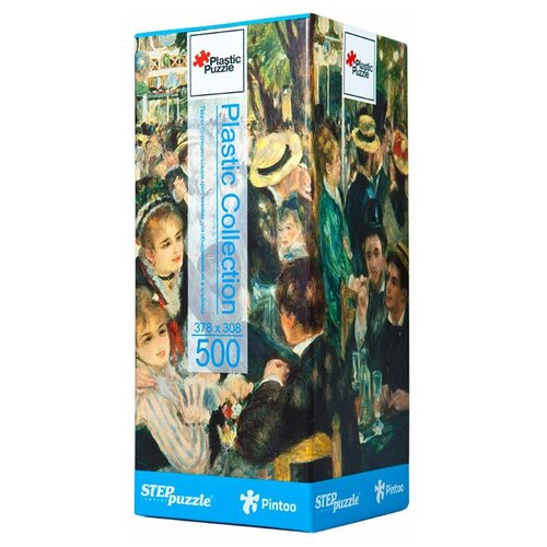 Пазл Step puzzle Plastic Collection Пьер Огюст Ренуар Бал в ле Мулен де ла Галетт (98012), 500 дет., 10.3х10х24.5 см мозаика puzzle 500 от греха подальше пластико