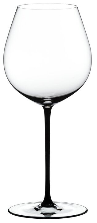 Бокал Riedel Fatto A Mano Old World Pinot Noir для вина 4900/07, 705 мл, 1 шт., прозрачный/черный