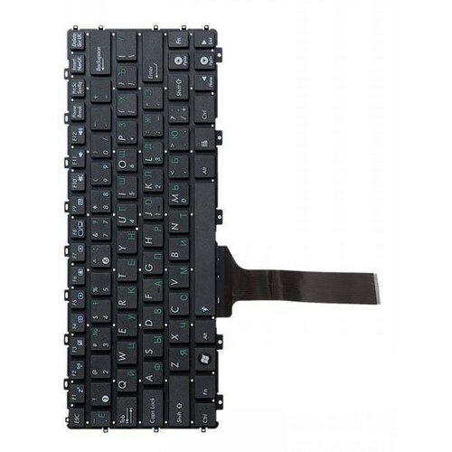 Клавиатура keyboard ZeepDeep для ноутбука Asus для Eee PC 1011PX 1015PX X101 черная без рамки гор Enter 04GOA292KRU00-2 956₽