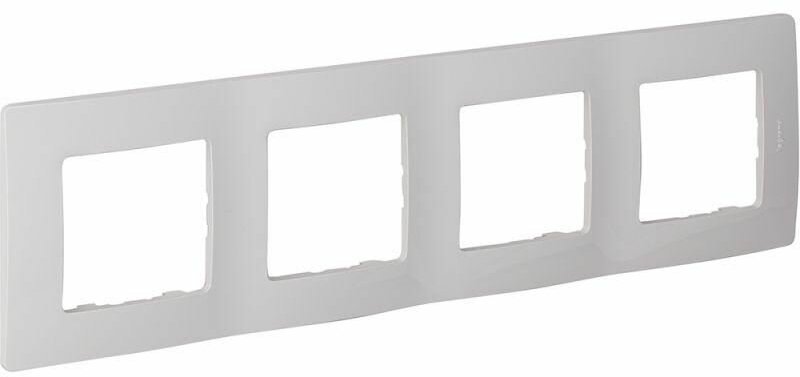 Рамка 4-м Etika бел. IEK 672504 — фото 1