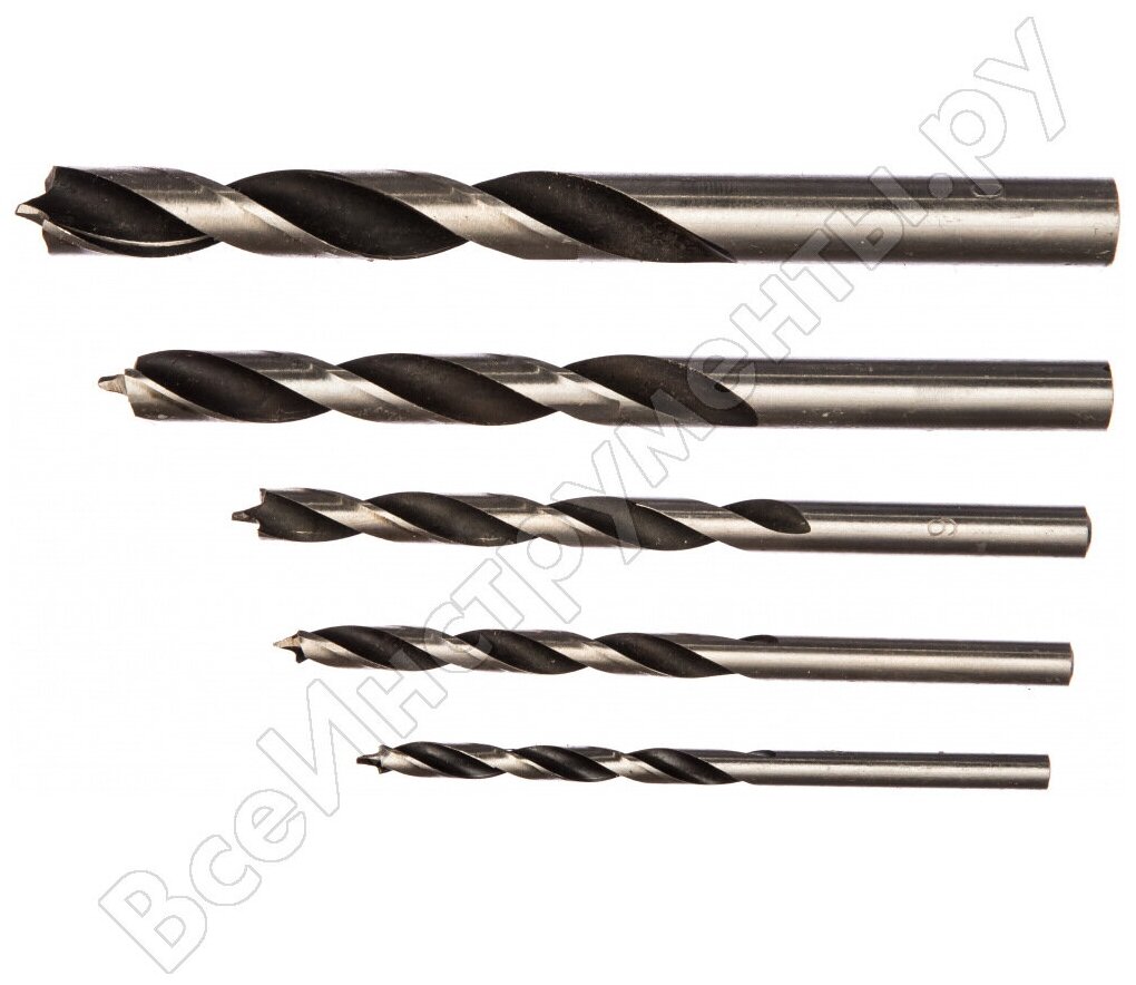 фото Сверла по дереву бибер 71205 набор