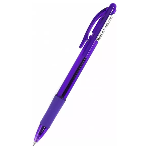 pentel ручка шариковая автоматическая pentel fine line d 0 7 мм 12 шт bk417 v фиолетовые чернила Pentel Ручка шариковая автоматическая Pentel Fine Line d 0.7 мм, BK417, фиолетовый цвет чернил, 12 шт.