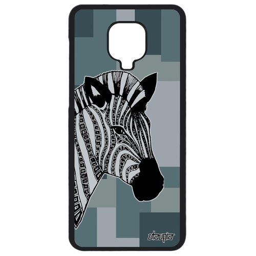 фото Чехол на мобильный xiaomi redmi note 9 pro, "зебра" африка полосатая utaupia