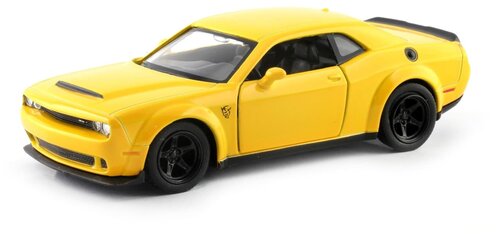 Легковой автомобиль RMZ City Dodge Challenger SRT Demon 2018 (554040) 1:32, 16.5 см, желтый